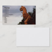 Photo de carte de profil de carte de visite de (Devant / Derrière)