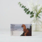 Photo de carte de profil de carte de visite de (Debout devant)