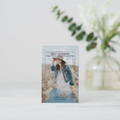 Photo de carte de visite de Modern Trendy Watercol (Debout devant)