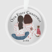 PHOTO de chat afro-américain et caucasien lesbienn (devant)