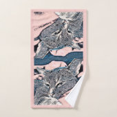 Photo de chat, chat, Animaux domestiques, chat drô (Serviette à main)