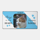 Photo de chat Sympathy Pet Memorial bleu (Recto)
