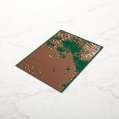 Photo de chat Texte de Noël Plier Pile Carte de vo (Rotation)