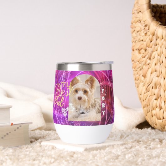 Photo de chien de compagnie rayonnant Mangenta (Salon)