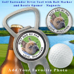 Photo De Chien Personnalisé Meilleur Papa Par Par<br><div class="desc">Voici le cadeau parfait pour les amateurs de golf dans votre vie - un outil de divot de golf moderne et simple, un marqueur de golf et un ouvre-biberon tout en un! Cet outil magnétique est conçu pour être l'accessoire ultime pour n'importe quel golfeur et dispose d'un design élégant et...</div>