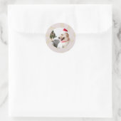 Photo de chien personnalisée avec Stickers de cadr (Sac)