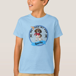 Photo de chien personnalisée T-shirt enfant