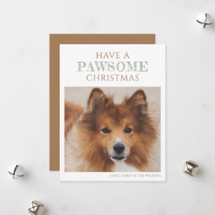 Photo de Chien simple Carte Appartement de Noël