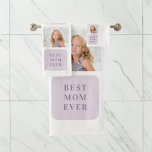 Photo de collage moderne Meilleure mère Ever Purpl<br><div class="desc">Photo De Collage Moderne Best Mom Ever Purple Cadeau. Meilleur cadeau personnalisé pour la journée des mères,  la journée de la femme ou l'anniversaire de maman. Surprenez Maman avec un cadeau qui est aussi Extraordinaire qu’elle.</div>