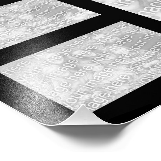 Photo de collage noir (Coin)