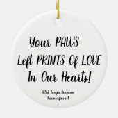 PHOTO DE COMPAGNON DE CHÉRIE Avec Ornement de Typo (Dos)