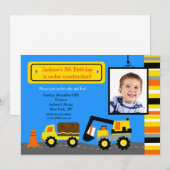 Photo de construction Invitation à la fête d'anniv (Devant / Derrière)