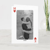 Photo de couple de carte à jouer Saint-Valentin am (Dos)