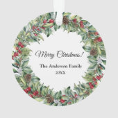 Photo de couronne de Noël - double face (dos)