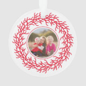 Photo de couronne rouge et blanche (dos)