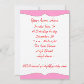 Photo de couverture de magazine Invitations de fêt (Dos)