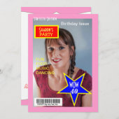 Photo de couverture de magazine Invitations de fêt (Devant / Derrière)