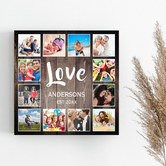 Photo de Custom Collage Rustic Farmhouse Love Fami
