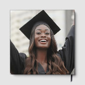 Photo de diplôme élégant nom du diplômé (Verso)