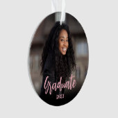 Photo de diplôme Parties scintillant en argent Gla (devant)