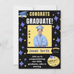 PHOTO DE DIPLÔME PRE-K FAIRE-PART 2025