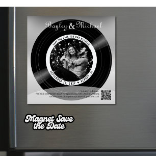 Photo de disque vinyle rétro pour faire-part de ma