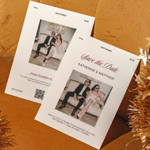 Photo de Faire-Part de Mariage Bourgeoisie Bourgui