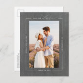 Photo de Faire-Part de Minimaliste Moderne sur Tab (Devant / Derrière)