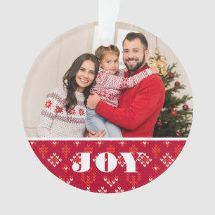 Photo de famille à 2 faces personnalisée Noël n