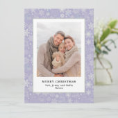 Photo de famille Carte de Noël traditionnelle (Debout devant)