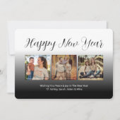 Photo de famille Collage Carte de Nouvel An (Devant)