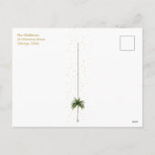 Photo de famille de Noël Carte postale Tropical Go (Dos)