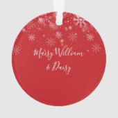 Photo de famille de Noël moderne (dos)