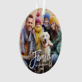 Photo de famille de script de brosse moderne (devant)