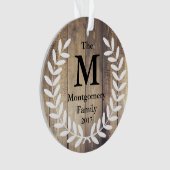 Photo de famille en bois de grange rustique de (devant)