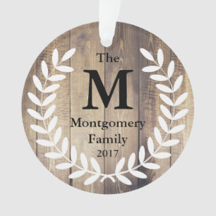 Photo de famille en bois de grange rustique de