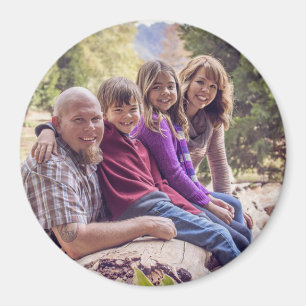 Photo de famille et aimant personnalisés de nom