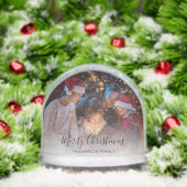 Photo de famille et animal de compagnie - Fêtes de (Noël)