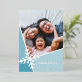 PHOTO DE FAMILLE flocon de neige moderne vacances  (Debout devant)