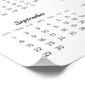 Photo de famille moderne poster du calendrier 2024 (Coin)