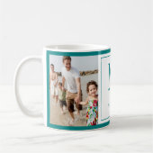 Photo de famille Monogramme Nom initial Cafe Mug (Gauche)