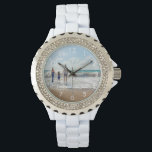 Photo de famille montre texte blanc<br><div class="desc">Ajoutez votre photo préférée de vacances d'été,  voyage,  enfants,  petite amie/petit ami ou animal de compagnie. Chiffres blancs. Modèle pour votre texte,  lettres blanches. Un grand cadeau ou un souvenir de vos voyages ou lune de miel.</div>
