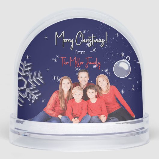 Photo de famille Noël et voeux de nouvel an (Avant)