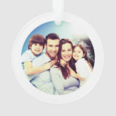 Photo de famille personnalisée avec cadre blanc Pe (dos)