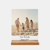 Photo de famille personnalisée avec texte (Recto)