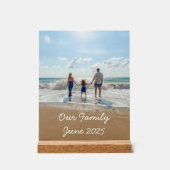 Photo de famille personnalisée et texte (Recto)