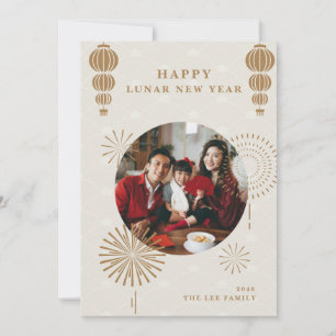 Photo de famille Salutation Lunaire Carte de Nouve