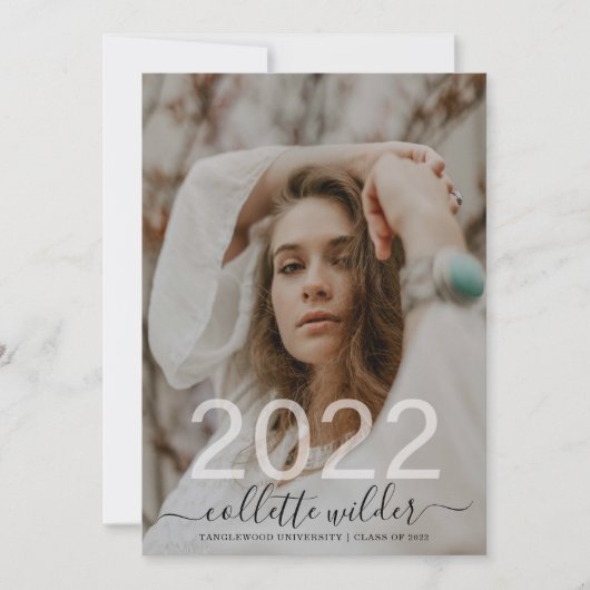 Photo de fin d'études 2022 Invitation du parti (Devant)