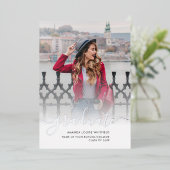 Photo de fin d'études 2025 Faire-part à huile d'ar (Debout devant)