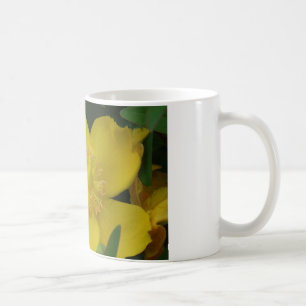 Photo de fleur jaune Mug blanc classique